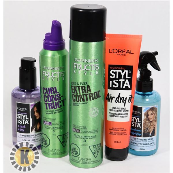 BAG OF ASSORTED BARNIER FRUCTIS STYLE