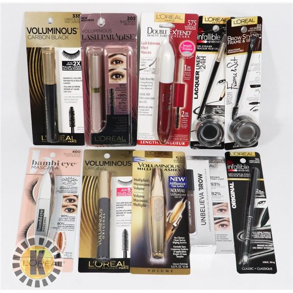 BAG OF L'OREAL COSMETIC PRODUCTS