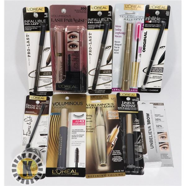 BAG OF L'OREAL COSMETIC PRODUCTS
