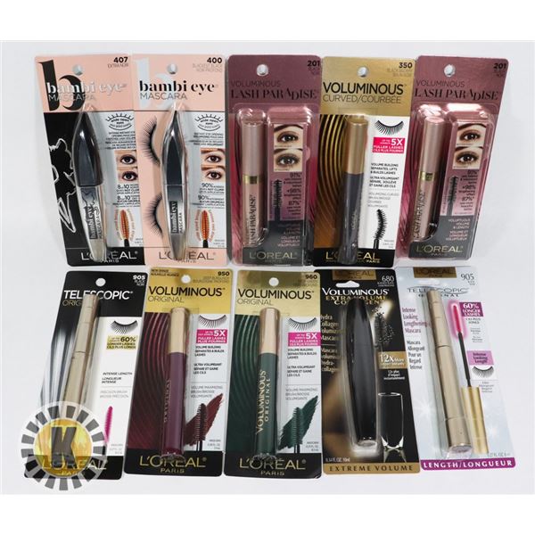 BAG OF L'OREAL COSMETIC PRODUCTS
