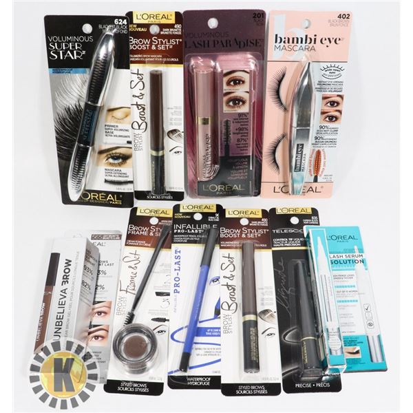 BAG OF L'OREAL COSMETIC PRODUCTS