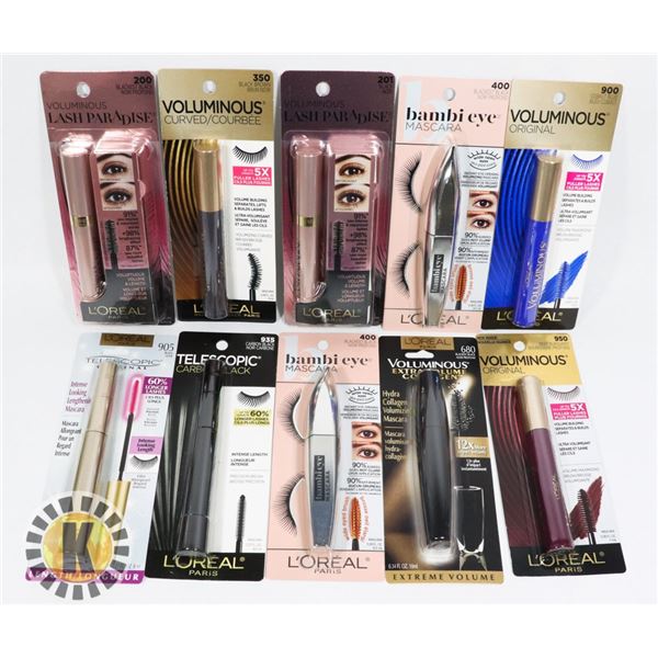 BAG OF L'OREAL COSMETIC PRODUCTS