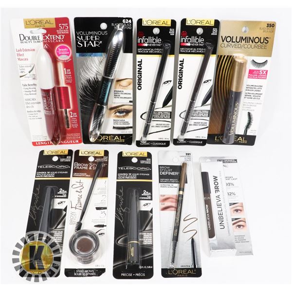 BAG OF L'OREAL COSMETIC PRODUCTS