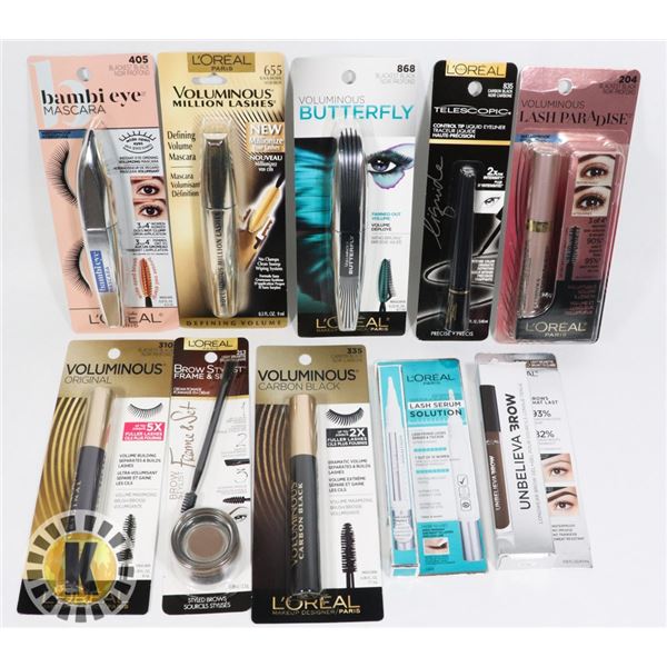 BAG OF L'OREAL COSMETIC PRODUCTS