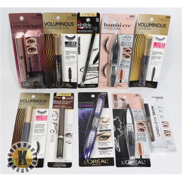 BAG OF L'OREAL COSMETIC PRODUCTS