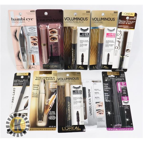 BAG OF L'OREAL COSMETIC PRODUCTS