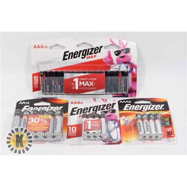 BAG OF ASSORTED BATTERIES INCLUDES ENERGIZER