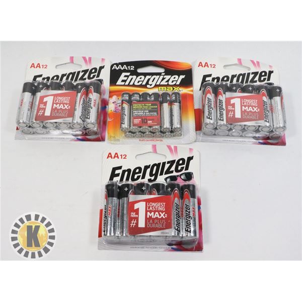 BAG OF ASSORTED BATTERIES INCLUDES ENERGIZER