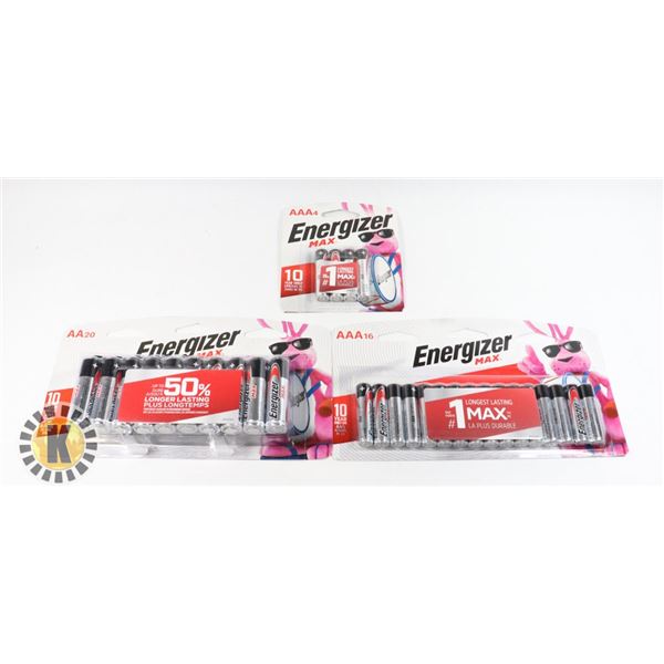 BAG OF ASSORTED BATTERIES INCLUDES ENERGIZER