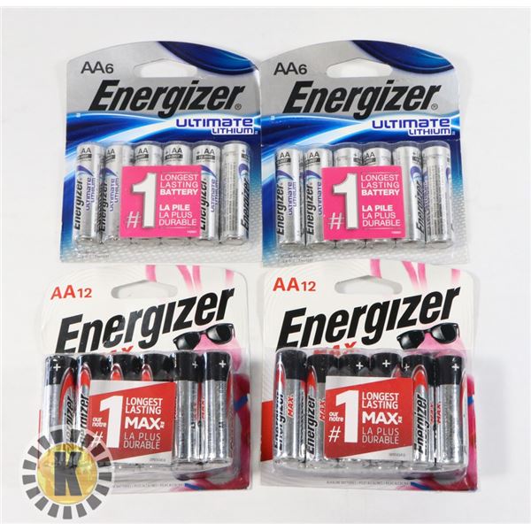 BAG OF ASSORTED BATTERIES INCLUDES ENERGIZER