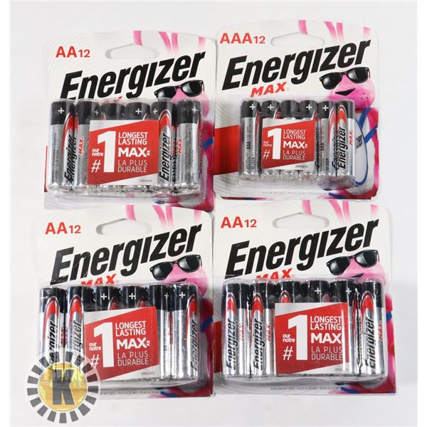 BAG OF ASSORTED BATTERIES INCLUDES ENERGIZER