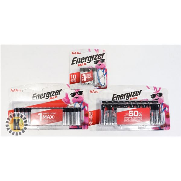 BAG OF ASSORTED BATTERIES INCLUDES ENERGIZER