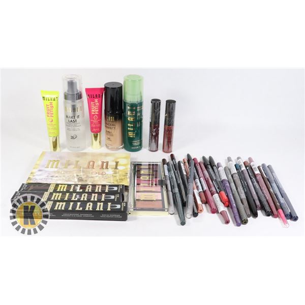 BAG OF ASSORTED COSMETIC PRODUCTS INCLUDES MILLANI
