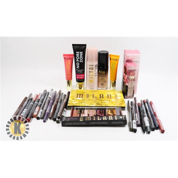 BAG OF ASSORTED COSMETIC PRODUCTS INCLUDES MILLANI