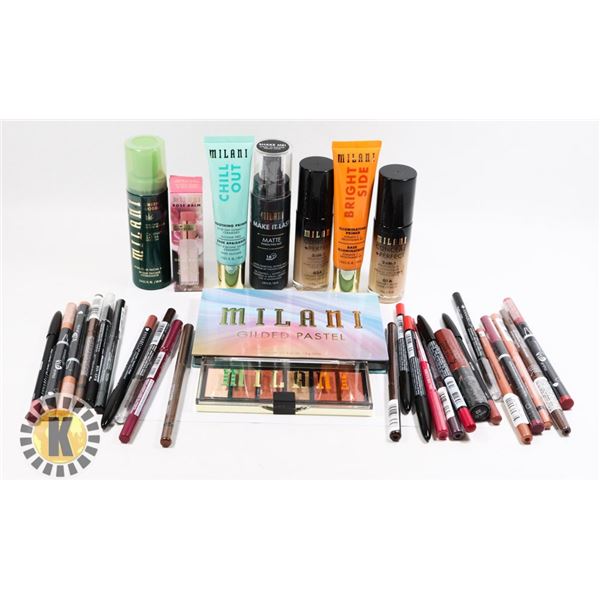 BAG OF ASSORTED COSMETIC PRODUCTS INCLUDES MILLANI