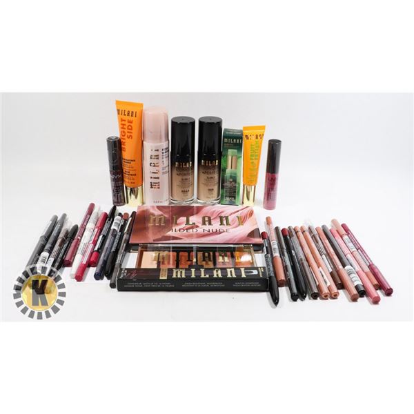 BAG OF ASSORTED COSMETIC PRODUCTS INCLUDES MILLANI