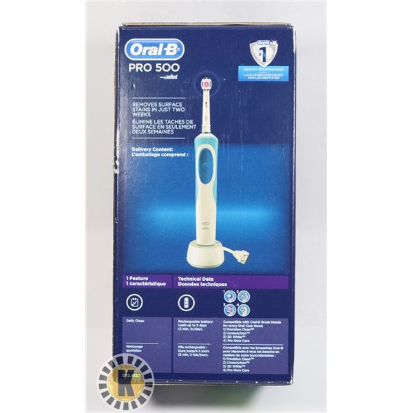 ORAL B ELECTRIC TOOTHBRUSH