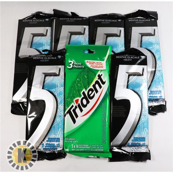 BAG OF ASSORTED GUM INCLUDES DENTYNE AND MORE