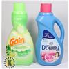 Image 1 : BAG OF FABRIC SOFTENER INCLUDES DOWNY AND GAIN