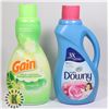 Image 1 : BAG OF FABRIC SOFTENER INCLUDES DOWNY AND GAIN
