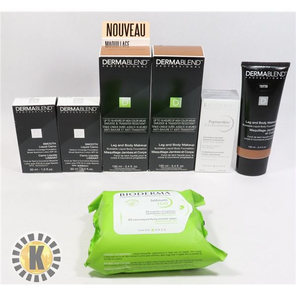 BAG OF ASSORTED COSMETIC/SKIN CARE  SUPPLIES