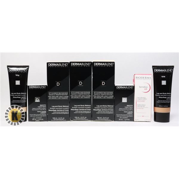 BAG OF ASSORTED COSMETIC/SKIN CARE  SUPPLIES