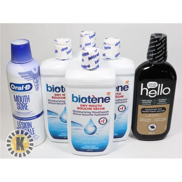 BAG OF ASSORTED DENTAL CARE