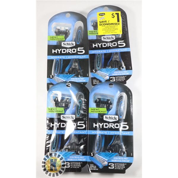 BAG OF HYDRO 5 RAZORS