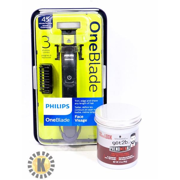PHILLIPS ONEBLADE INCLUDES GROOMING WAX