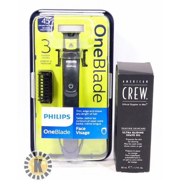 PHILLIPS ONEBLADE INCLUDES SHAVING OIL