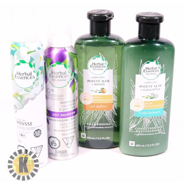 BAG OF ASSORTED HERBAL ESSENCES HAIR PRODUCTS