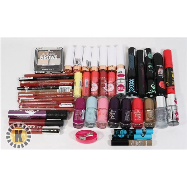 BAG OF ASSORTED BEAUTY SUPPLIES
