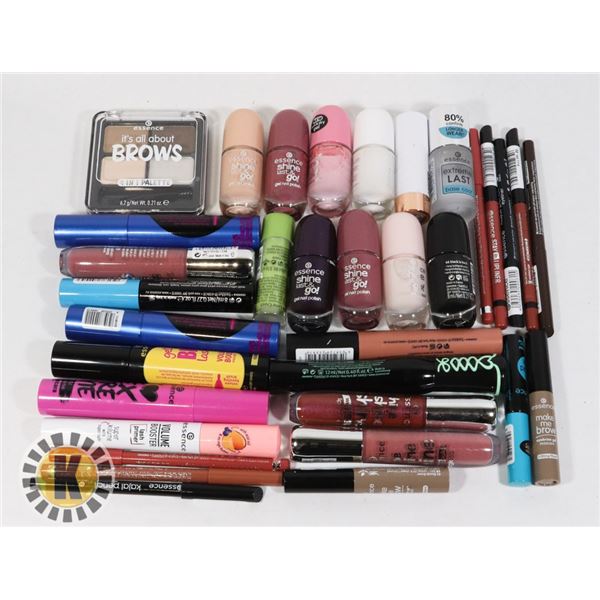 BAG OF ASSORTED BEAUTY SUPPLIES