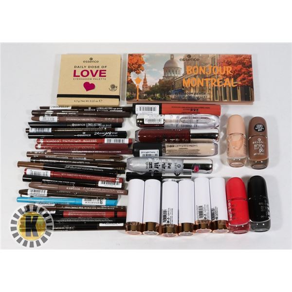 BAG OF ASSORTED BEAUTY SUPPLIES