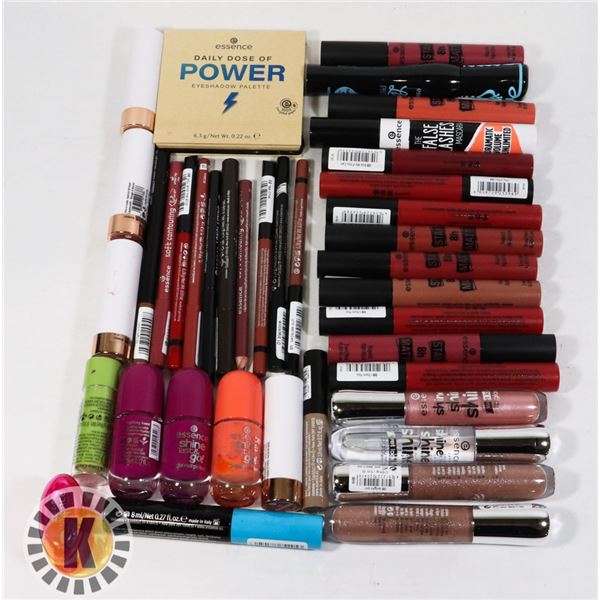 BAG OF ASSORTED BEAUTY SUPPLIES