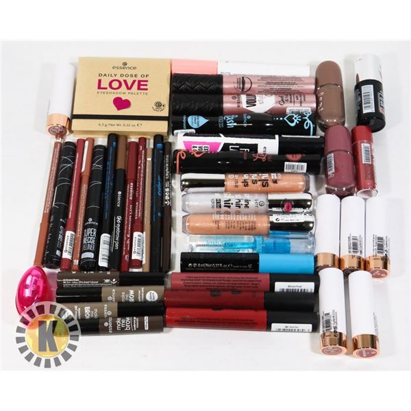 BAG OF ASSORTED BEAUTY SUPPLIES