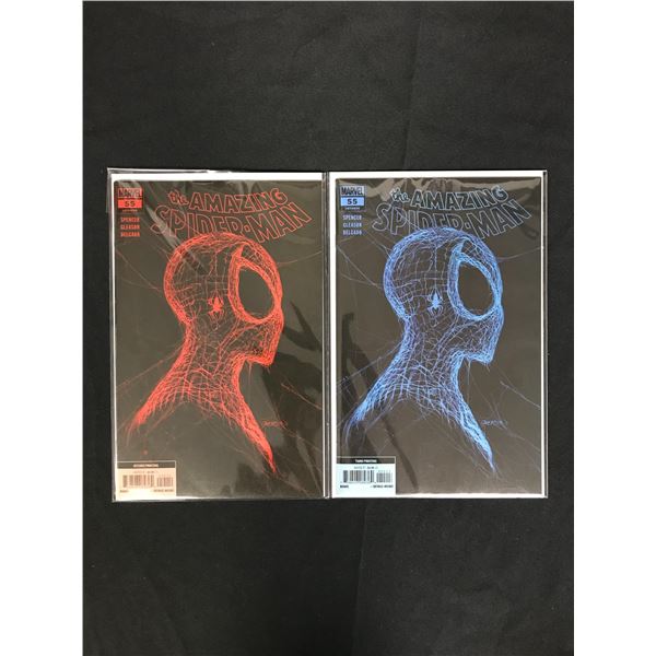 2 X THE AMAZING SPIDER-MAN #55 (MARVEL COMICS) 2nd & 3rd Printings