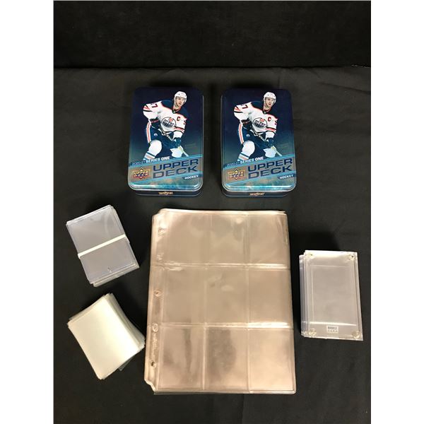 PLASTIC CARD SLEEVES LOT