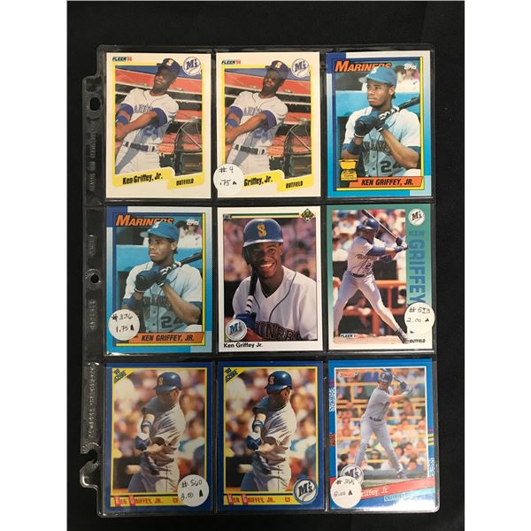 KEN GRIFFEY JR. BASEBALL CARD LOT