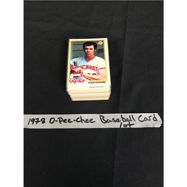 1978 OPC BASEBALL CARD LOT