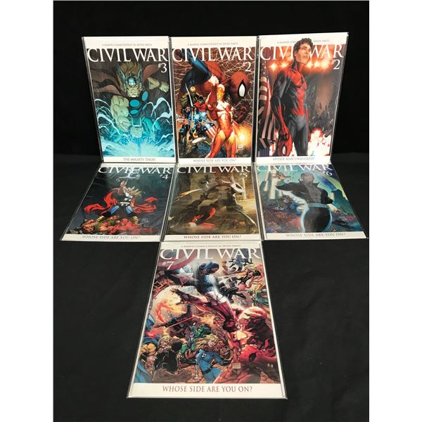 CIVIL WAR COMIC BOOK LOT (MARVEL COMICS)