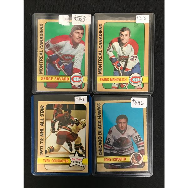 1972-73 OPC HOCKEY CARD LOT