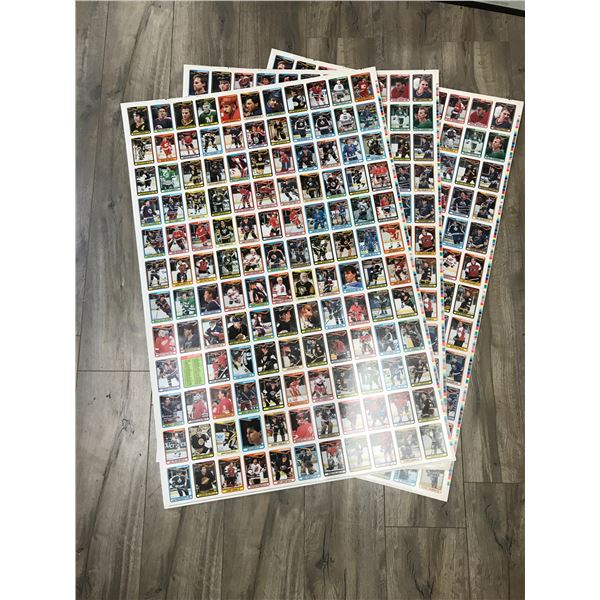 1990-91 O-PEE-CHEE UNCUT HOCKEY CARD SHEETS