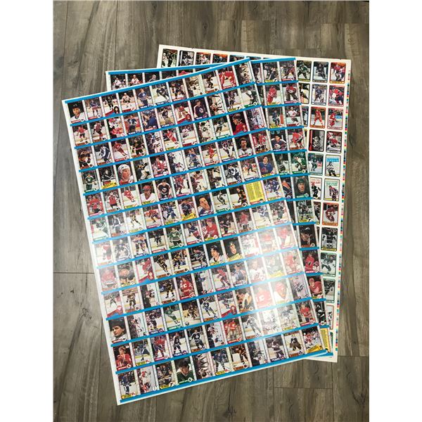 1990-91 O-PEE-CHEE UNCUT HOCKEY CARD SHEETS
