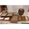 Image 1 : Picture Frames, large glass bowl, misc