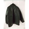 Image 2 : Jensen Jacket Company - Dark Green Leather Jacket (large with lining for colder weather)