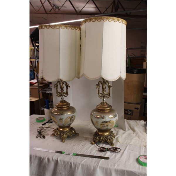 Two Retro Lamps (pair)