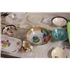 Image 3 : glassware lot - cup, plates, bowls, platter