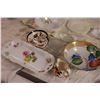 Image 5 : glassware lot - cup, plates, bowls, platter