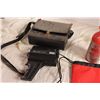 Image 2 : bell & howell projector camera, fire extinguisher, canada bag